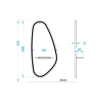 Umay Wall Bayan Kuaför Tezgahı