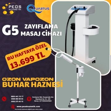 G5 Zayıflama & Masaj Cihazı - Ozon Vapozon Buhar Cihazı