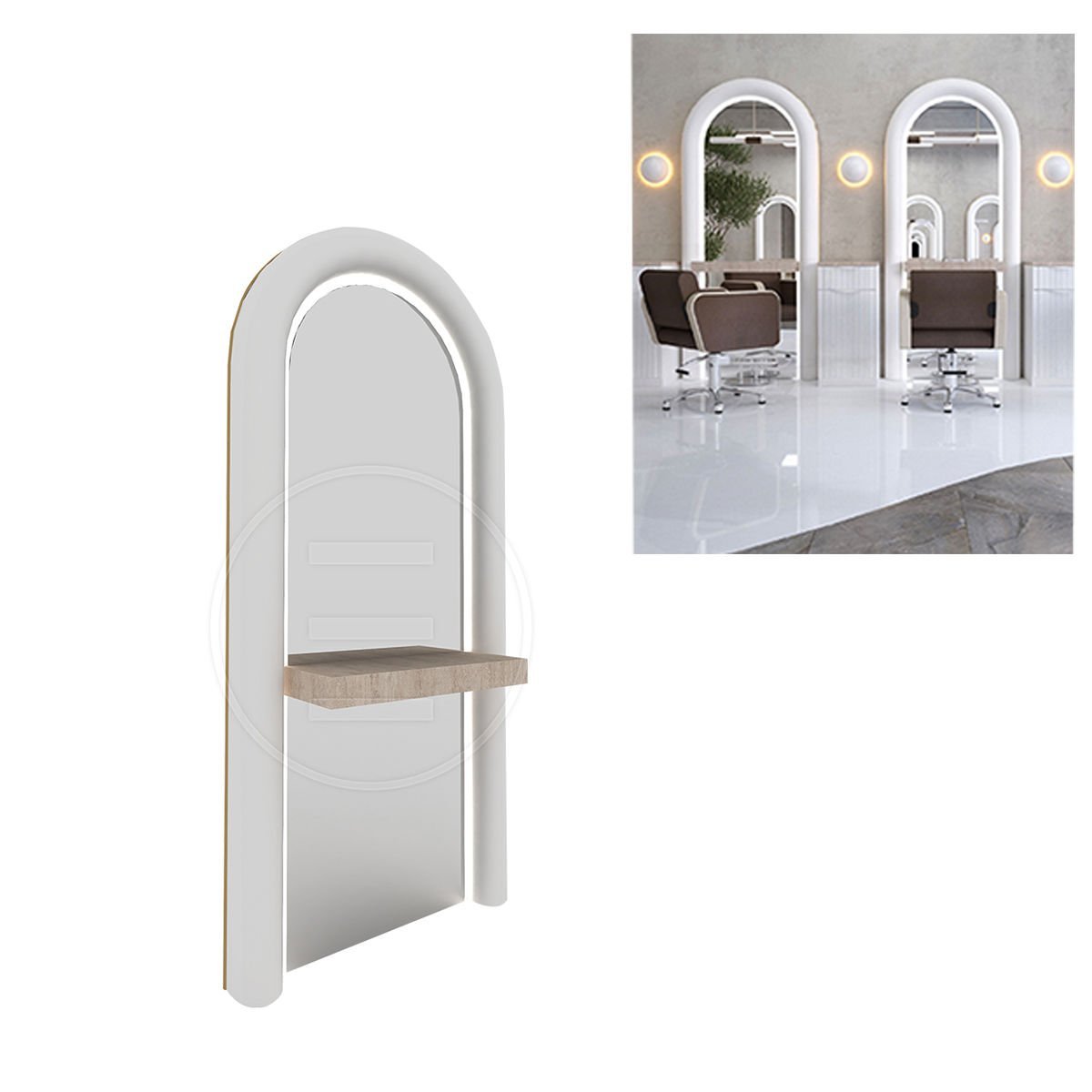 Rova Wall Bayan Kuaför Tezgahı