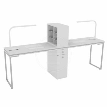 Çiftli Manikür Masası (Venüs Nk Double Nail Station) Wenge